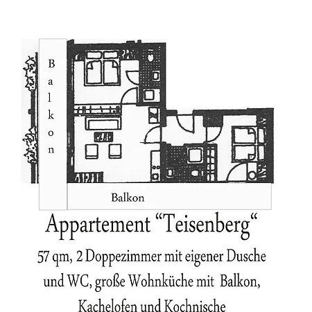 Daire Gastehaus Am Schmelzerbach *